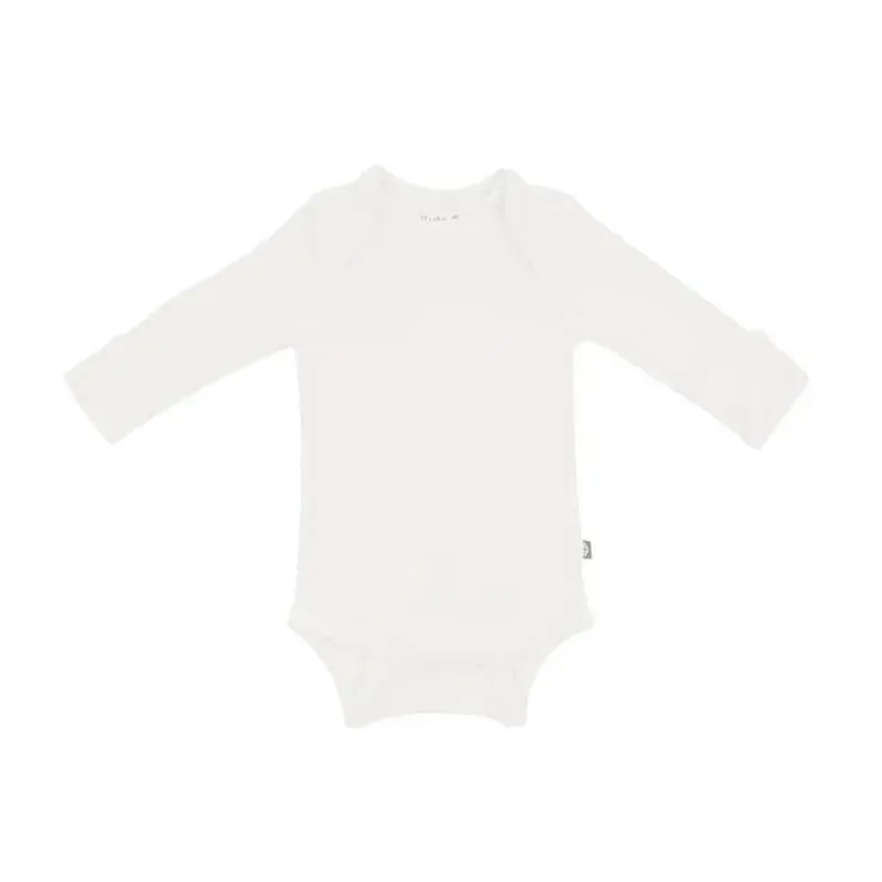 Kyte Baby - Long Sleeve Bodysuit In Cloud - Image 2