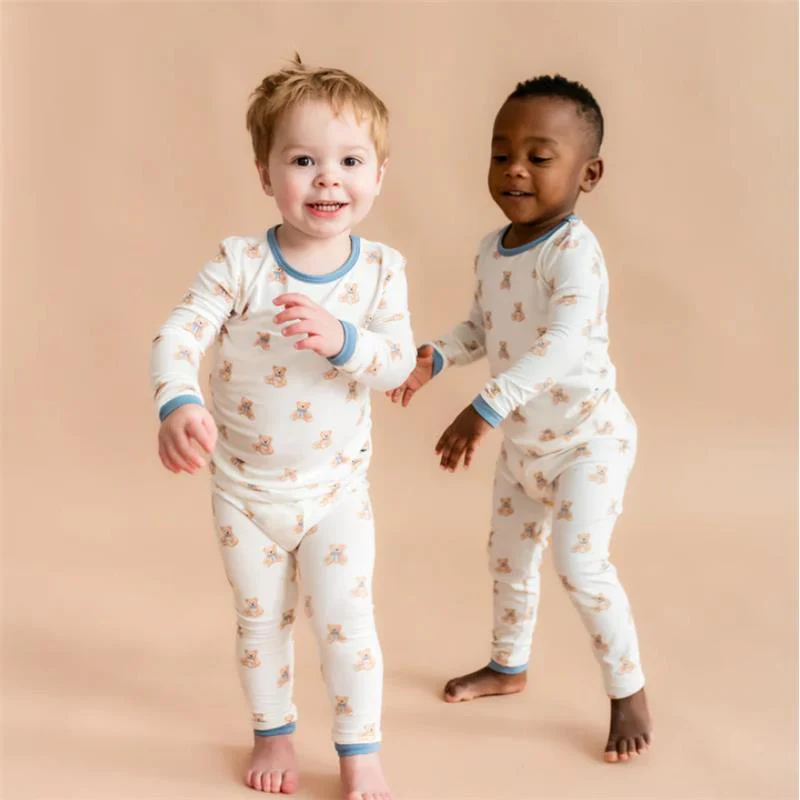 Kyte Baby Long Sleeve Pajamas In Teddy Bear - Image 4