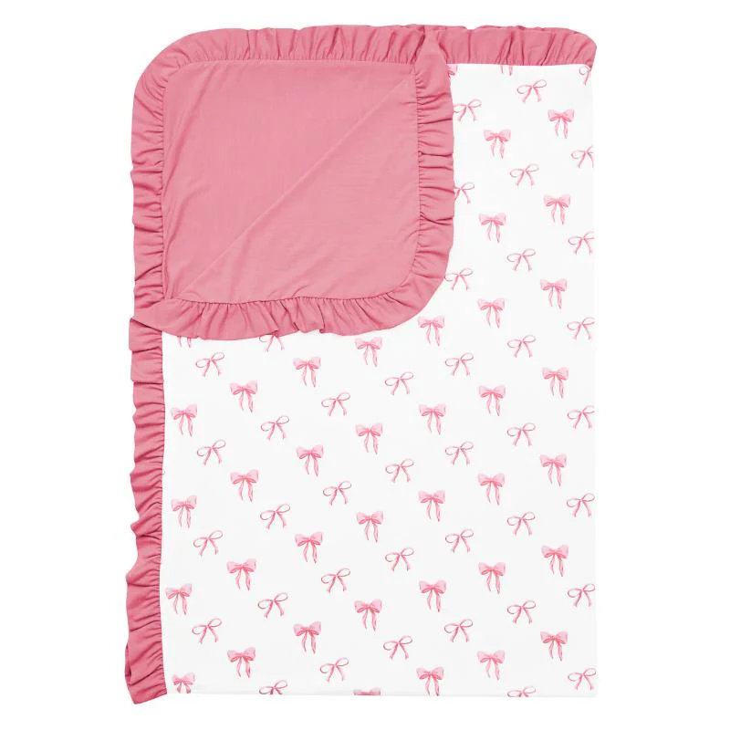 Kyte Baby Ruffle Toddler Blanket In Bow 0.5 - Image 2