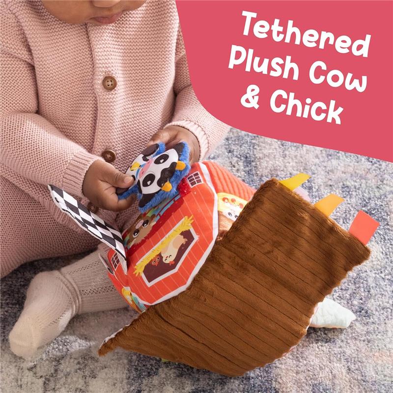 Lamaze - Peek-a-Moo Friendly Barn, Educational Sensory Toys with Plush Farm Animals and Soft Barn - Image 2