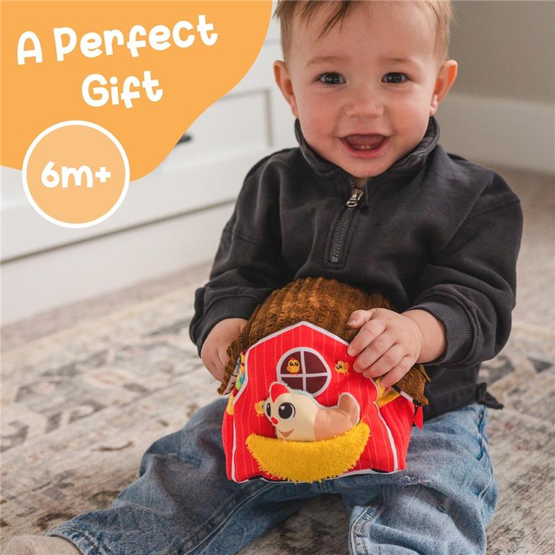 Lamaze - Peek-a-Moo Friendly Barn, Educational Sensory Toys with Plush Farm Animals and Soft Barn - Image 7