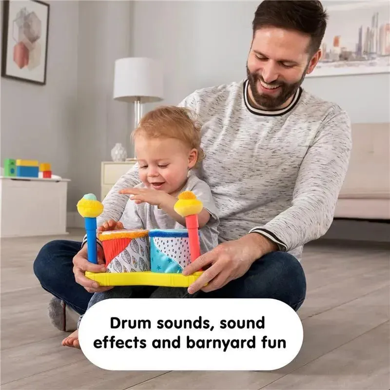 Lamaze - Squeeze Beats First Drum Set - Musical Baby Toys - Image 4