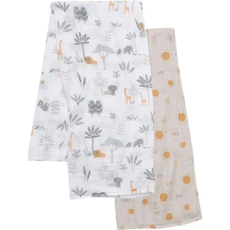 Lambs & Ivy - 2 Pk. Swaddle Blankets