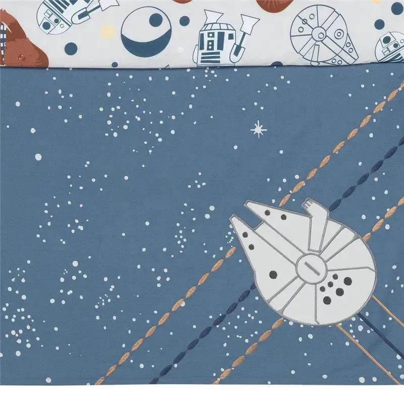 Lambs & Ivy - 3Pk Baby Bedding Set Stars Wars Millennium Falcon - Image 5
