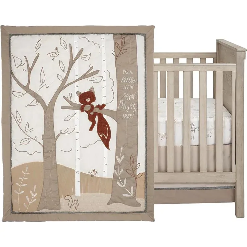 Lambs & Ivy - 3-Piece Bedding Set, Treetop Fox Woodland Tree - Image 3