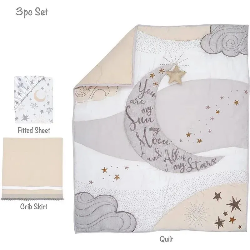 Lambs & Ivy - 3Pk Goodnight Moon Baby Crib Bedding Set - Image 6