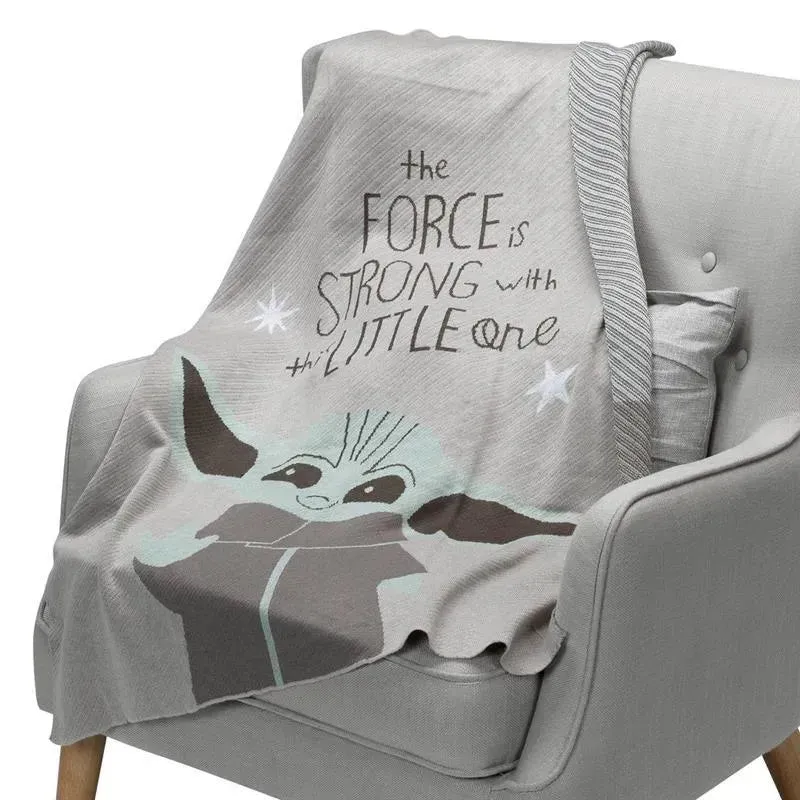 Lambs & Ivy - Baby Knit Blanket, The Child Baby Yoda - Image 6