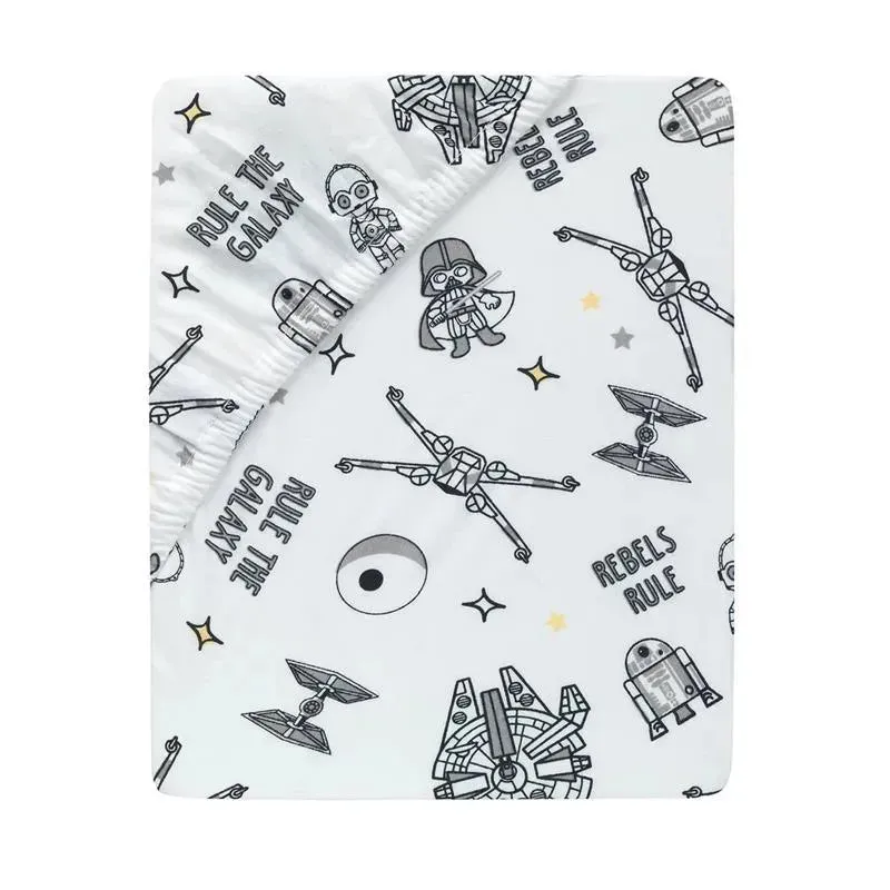Lambs & Ivy - Baby Sheet, Stars Wars Millennium Falcon Rebels Rule - Image 3