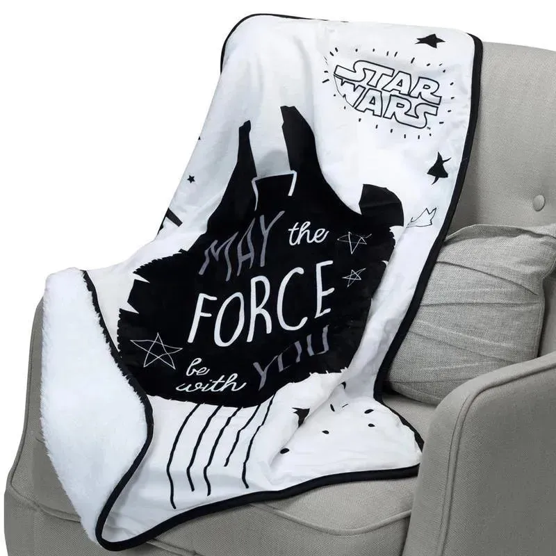 Lambs & Ivy - Baby Sherpa Blanket, Stars Wars Millennium Falcon - Image 6