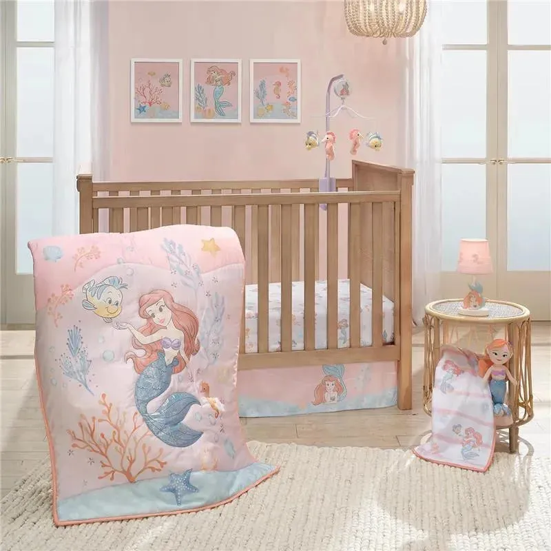 Lambs & Ivy - Bedtime Originals Disney Baby The Little Mermaid Musical Baby Crib Mobile Toy - Image 6
