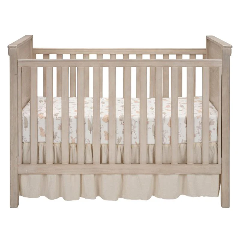 Lambs & Ivy Bunny Hop Organic Cotton Sheet, Muslin - Image 6