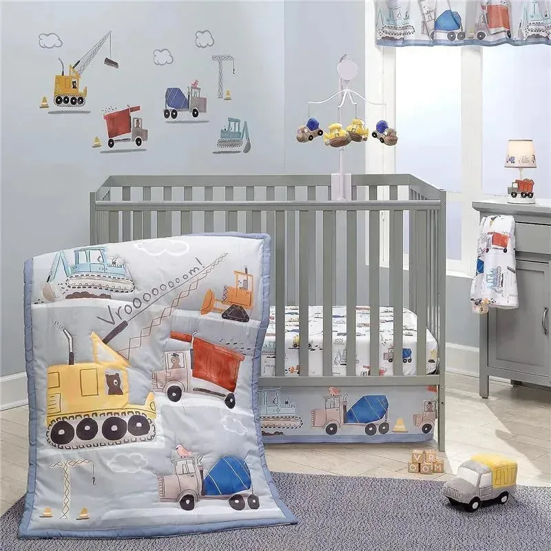 Lambs & Ivy - Construction Zone Baby Fitted Crib Sheet - Image 4