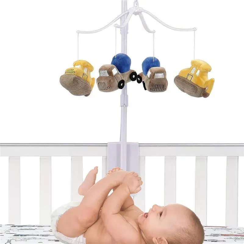 Lambs & Ivy - Construction Zone Musical Baby Crib Mobile Soother Toy - Image 2