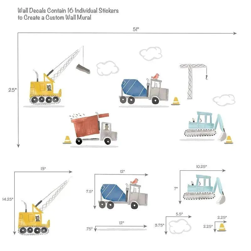 Lambs & Ivy - Construction Zone Wall Decal - Image 2