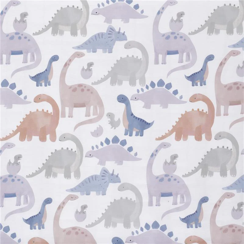 Lambs & Ivy - Dino-Might 100% Cotton Dinosaur Baby/Toddler Fitted Crib Sheet - Image 3