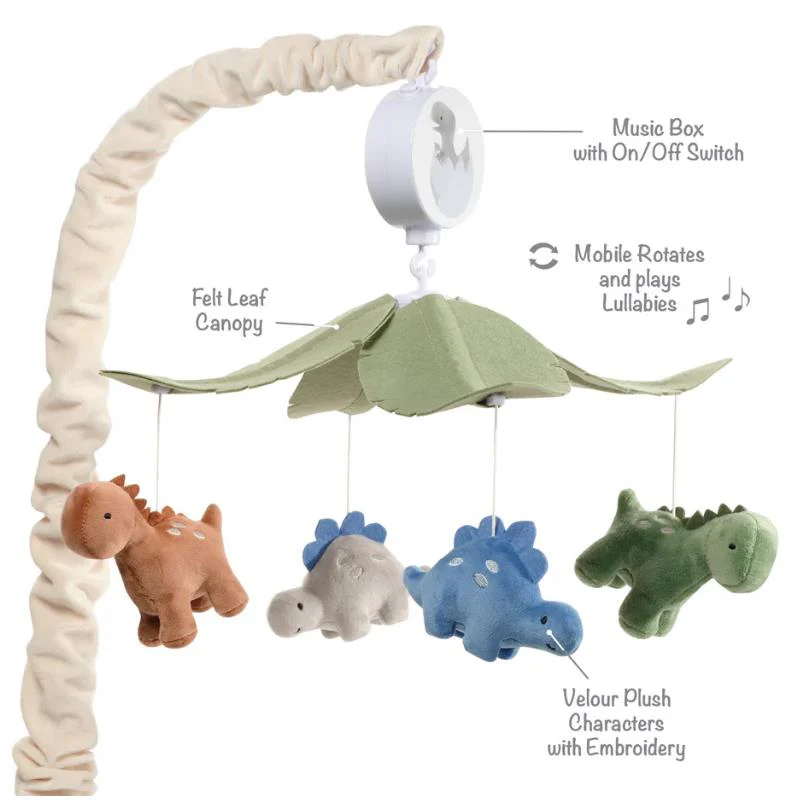 Lambs & Ivy - Dino Might Musical Mobile Plays 20 Minutes - Image 2
