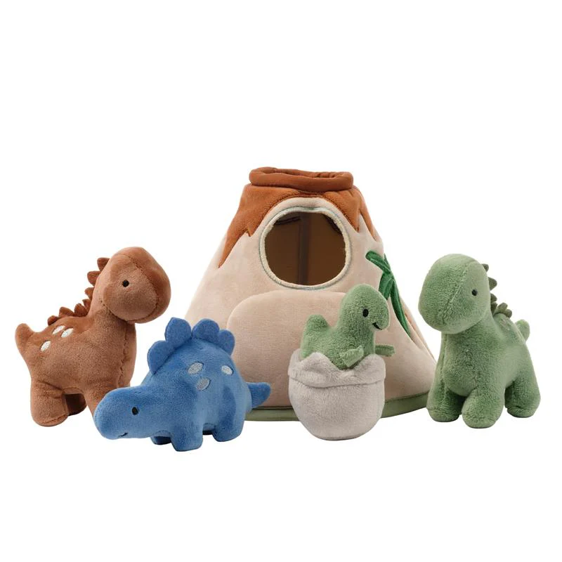 Lambs & Ivy - Dino-Might Plush Dinosaur Volcano Interactive Soft Toy Play Set - Image 5