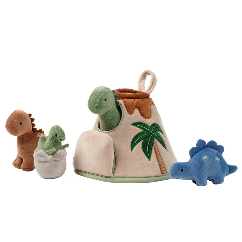 Lambs & Ivy - Dino-Might Plush Dinosaur Volcano Interactive Soft Toy Play Set - Image 8