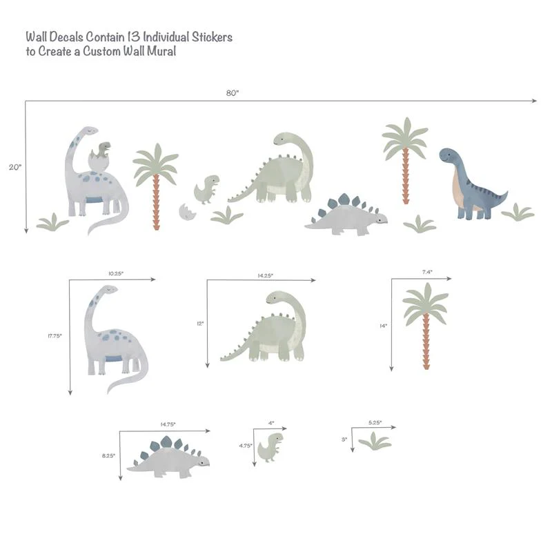 Lambs & Ivy - Dino Might Wall Decals - Image 4