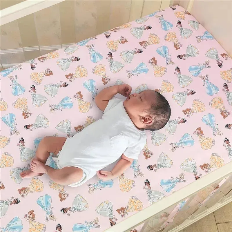 Lambs & Ivy - 3Pk Disney Princesses Nursery Baby Crib Bedding Set - Image 5