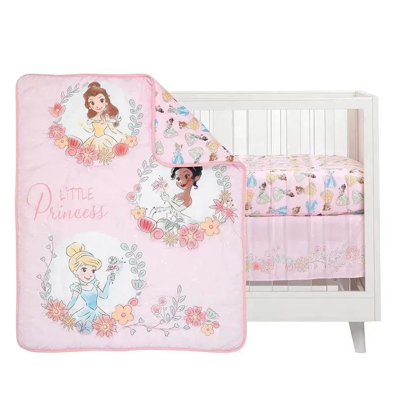 Lambs & Ivy - 3Pk Disney Princesses Nursery Baby Crib Bedding Set - Image 8