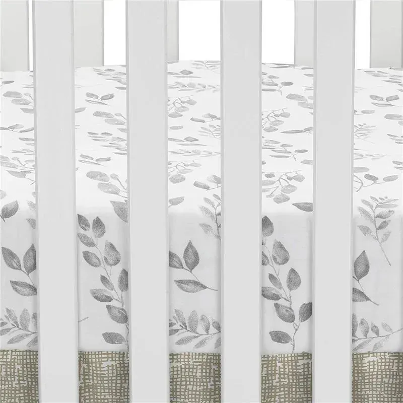 Lambs & Ivy - Fitted Crib Sheet, Painted Forest - Image 2