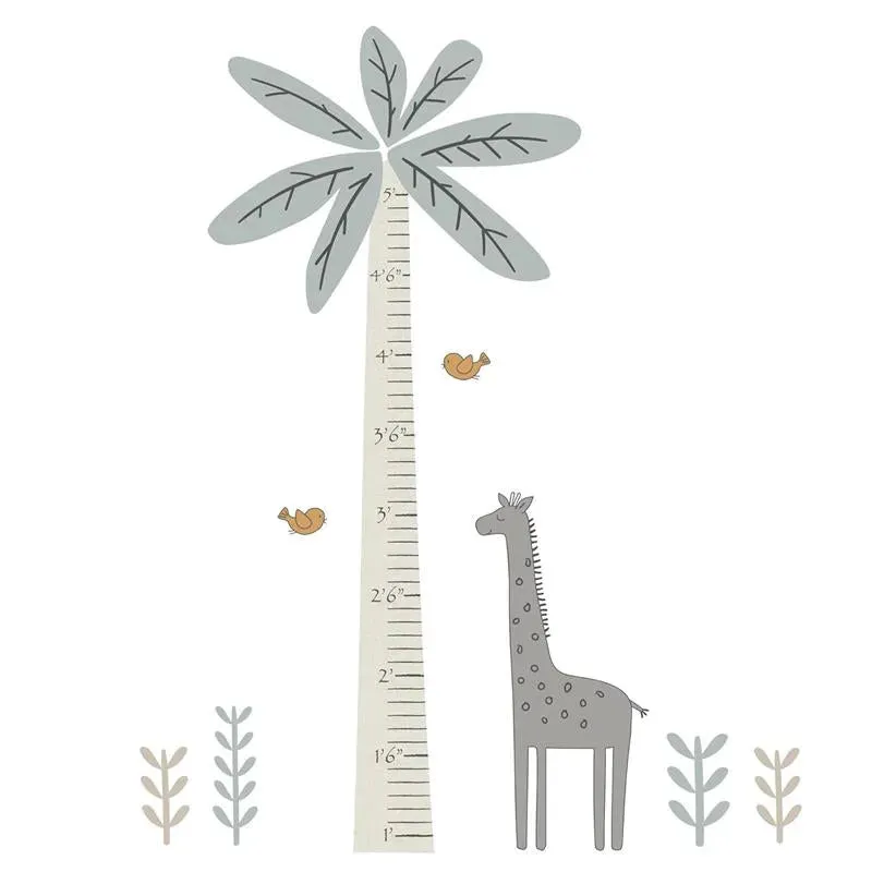 Lambs & Ivy - Growth Chart Wall Decals, Jungle Adventure
