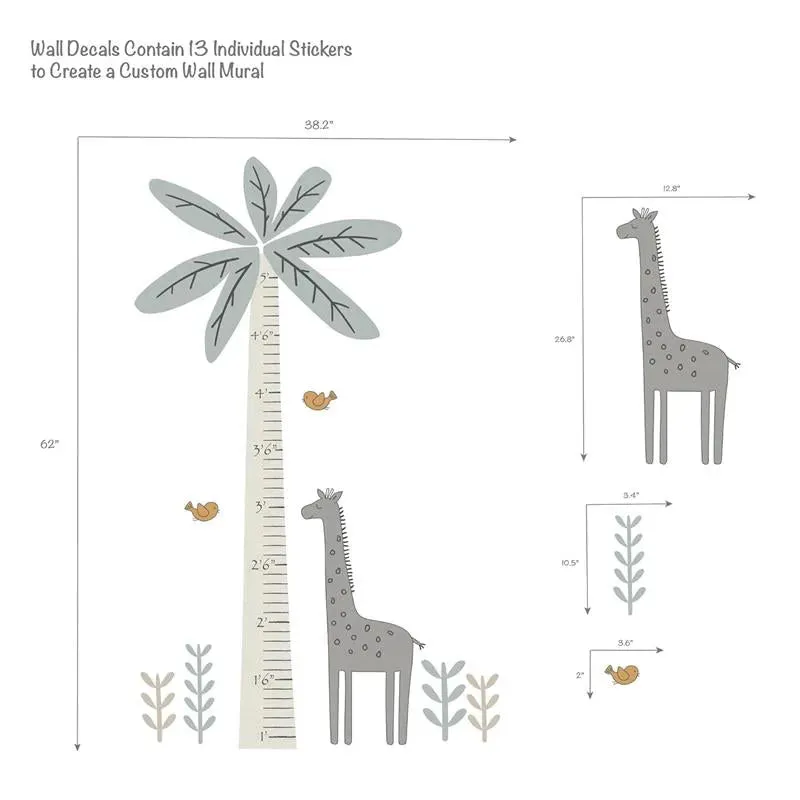 Lambs & Ivy - Growth Chart Wall Decals, Jungle Adventure - Image 2