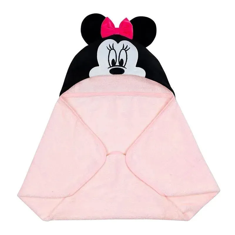 Lambs & Ivy Hooded Baby Bath Towel, Minnie Mouse - Image 2