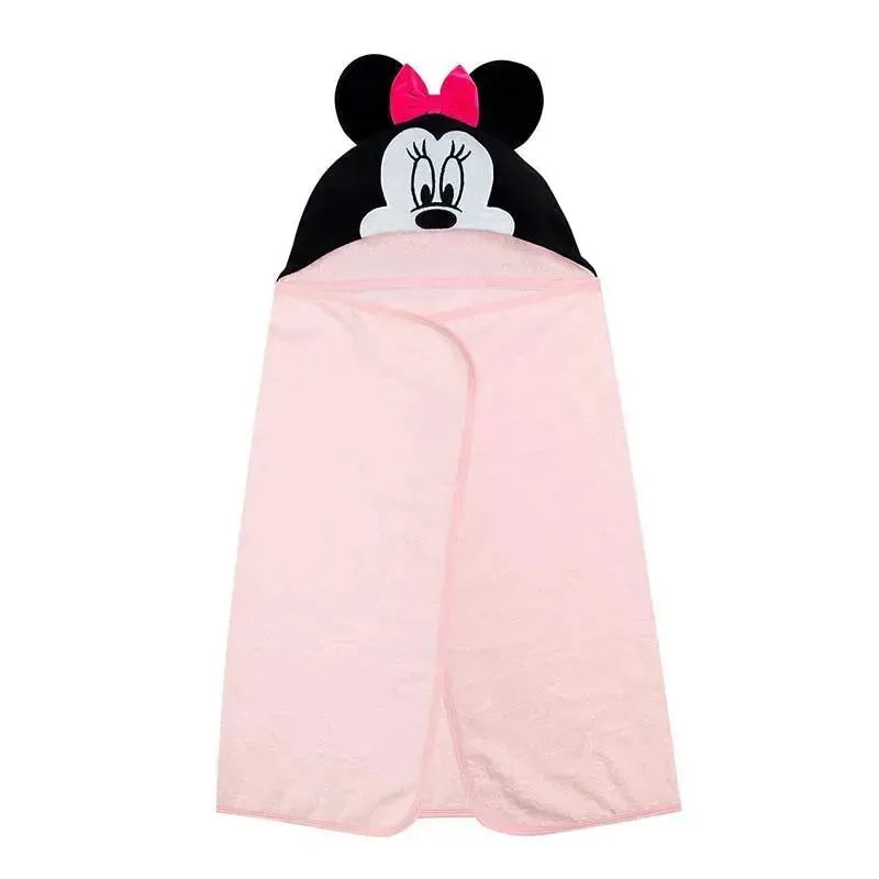 Lambs & Ivy Hooded Baby Bath Towel, Minnie Mouse - Image 4