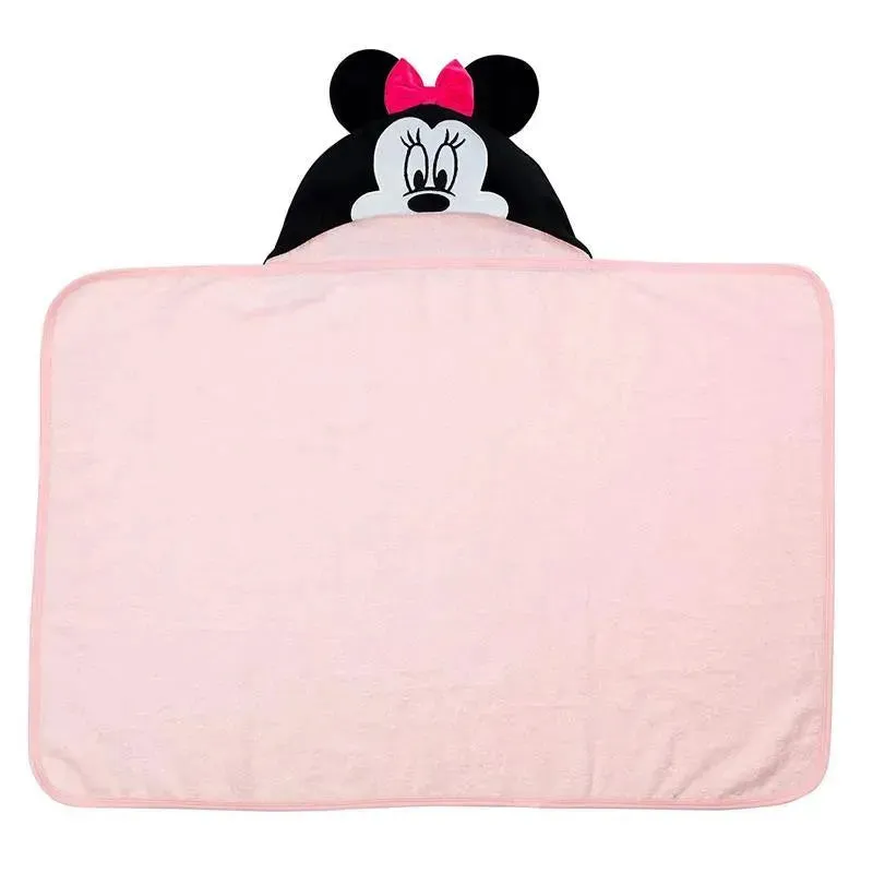Lambs & Ivy Hooded Baby Bath Towel, Minnie Mouse - Image 5