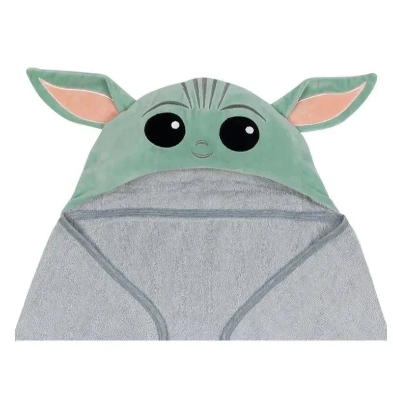 Lambs & Ivy Hooded Baby Bath Towel, The Child Yoda - Image 2