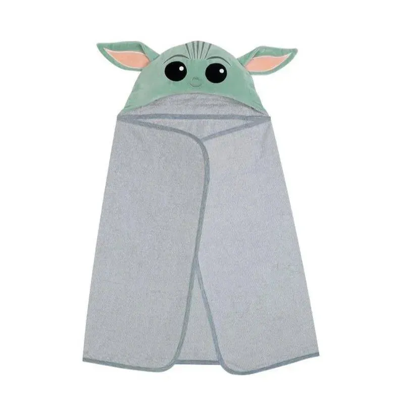Lambs & Ivy Hooded Baby Bath Towel, The Child Yoda - Image 3