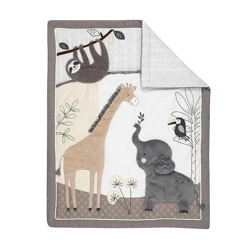 Lambs & Ivy - Jungle Animals 4Pc Baby Bedding Set - Image 3