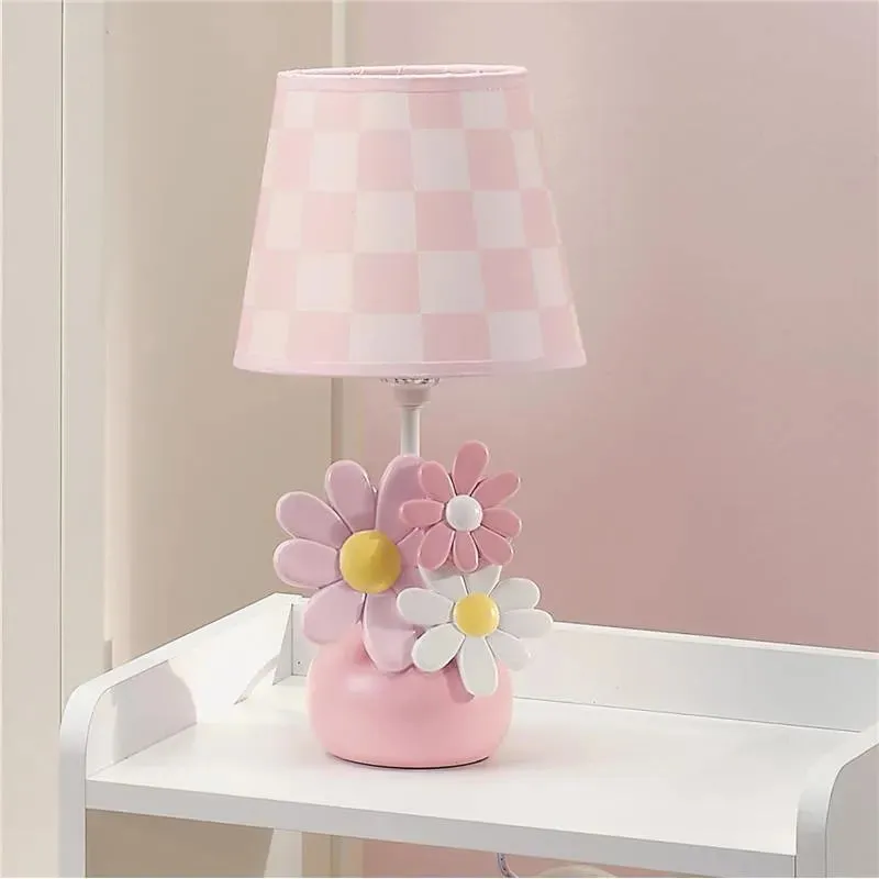Lambs & Ivy - Lamp W/Shade & Bulb, Daisy Dreams - Image 3