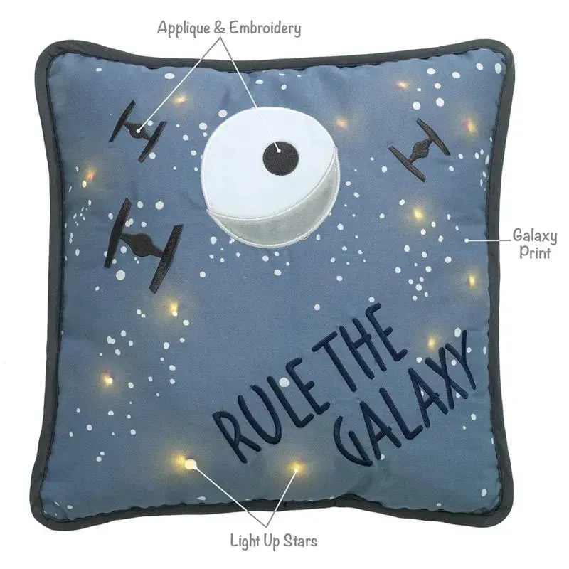 Lambs & Ivy - Light Up Pillow Galaxy, Stars Wars Millennium Falcon - Image 2