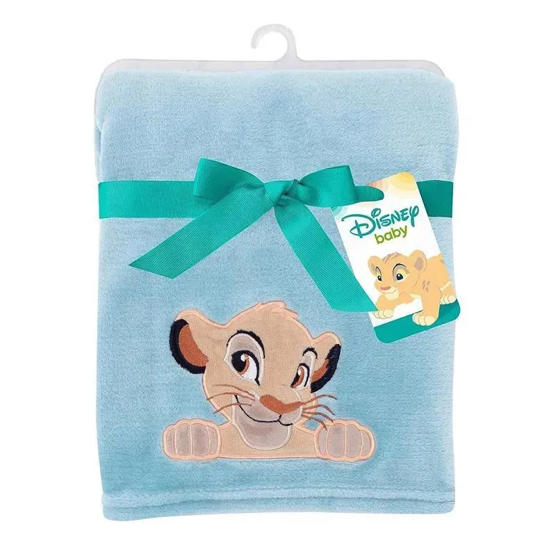 Lambs & Ivy - Lion King Adventure Baby Blanket, Blue - Image 4
