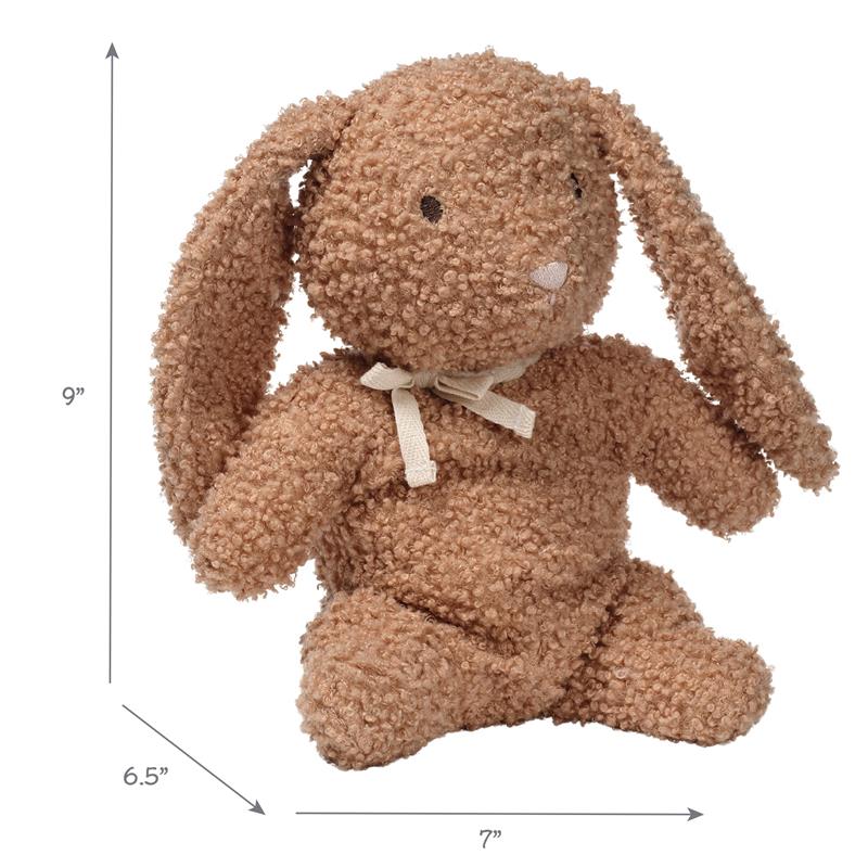 Lambs & Ivy Mushroom Meadow Organic Cotton Bunny Plush, Honey - Image 5
