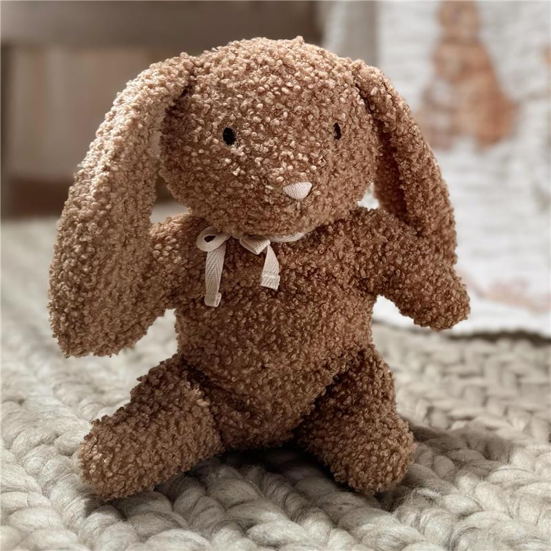 Lambs & Ivy Mushroom Meadow Organic Cotton Bunny Plush, Honey - Image 6