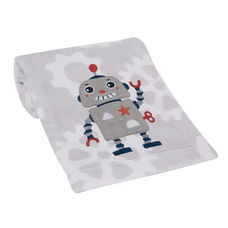 Lambs & Ivy Robbie Robot Blanket - Image 2