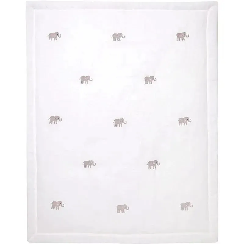 Lambs & Ivy - Signature Elephant Creamy White Linen