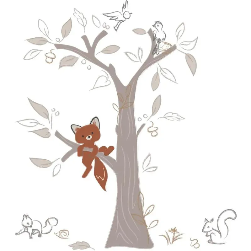 Lambs & Ivy - Treetop Fox Wall Decals