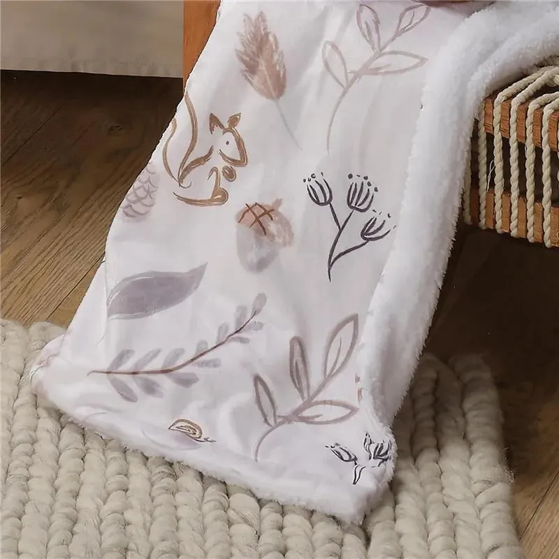 Lambs & Ivy - Treetop Fox Woodland Blanket - Image 3