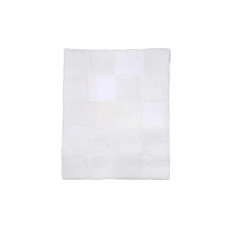 Lambs & Ivy White Patchwork Quilt - Image 5