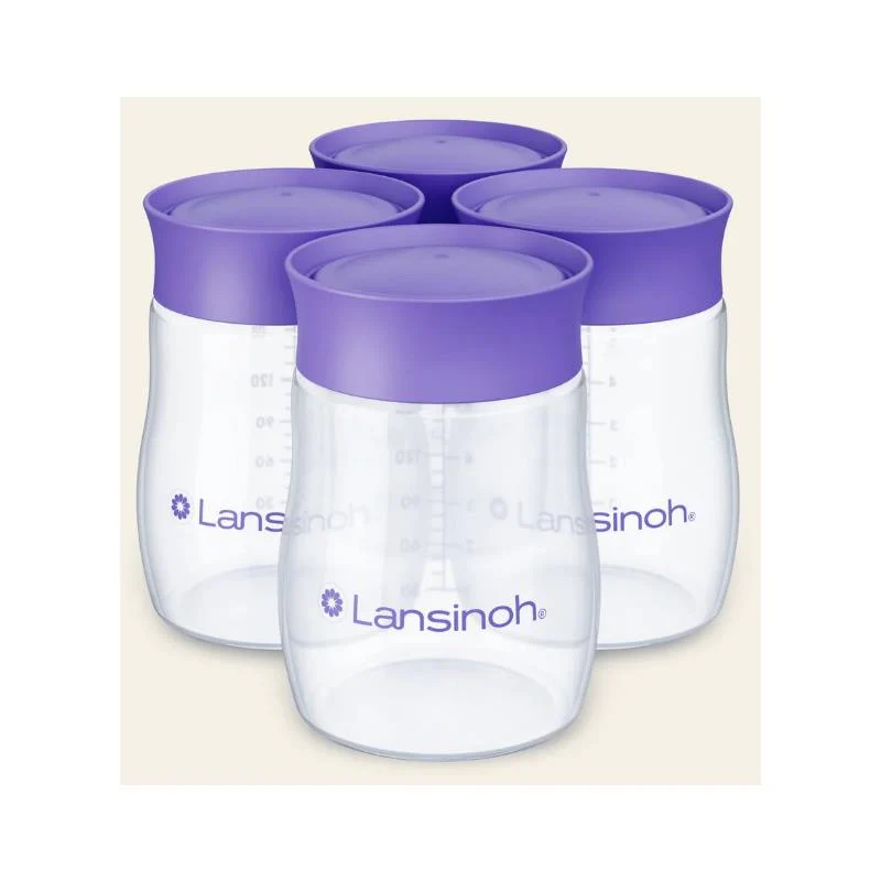 Lansinoh - 4Pk Breastmilk Storage Bottles. - Image 2