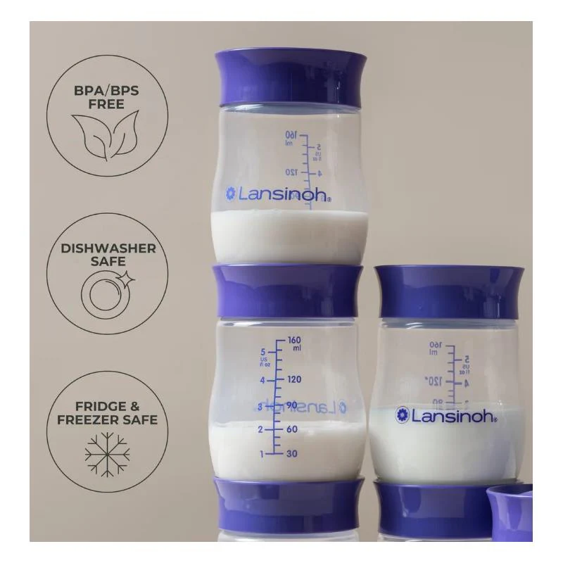 Lansinoh - 4Pk Breastmilk Storage Bottles. - Image 6