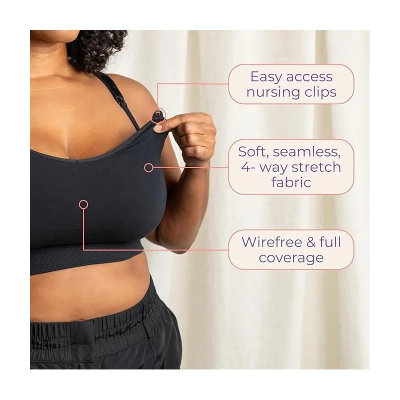 Lansinoh - Kindred Women's Braverly Pumping Bra Busty, Black - Image 5