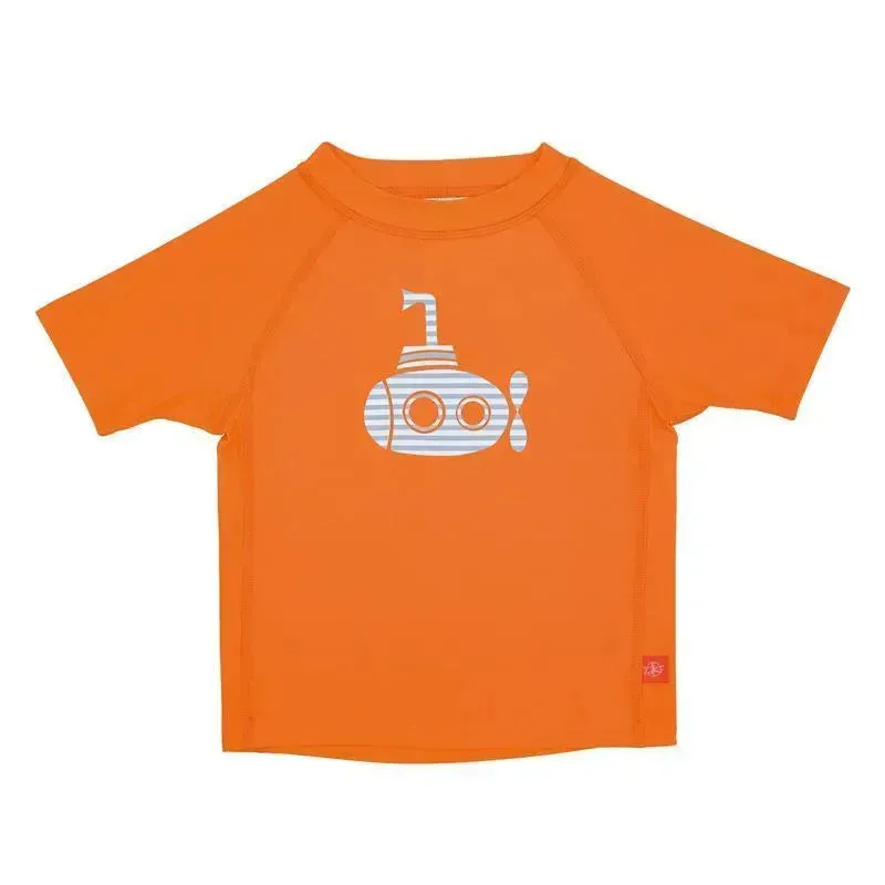 Lassig Boys' Rashguard Short Sleeve, Submarine