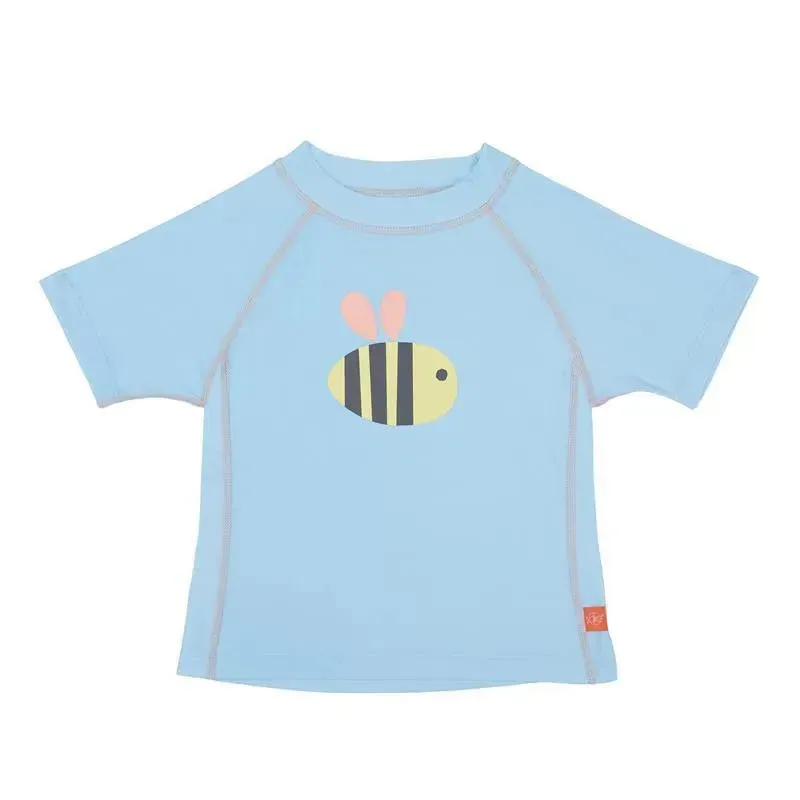 Lassig Girls' Rashguard Short Sleeve, Bumble Bee