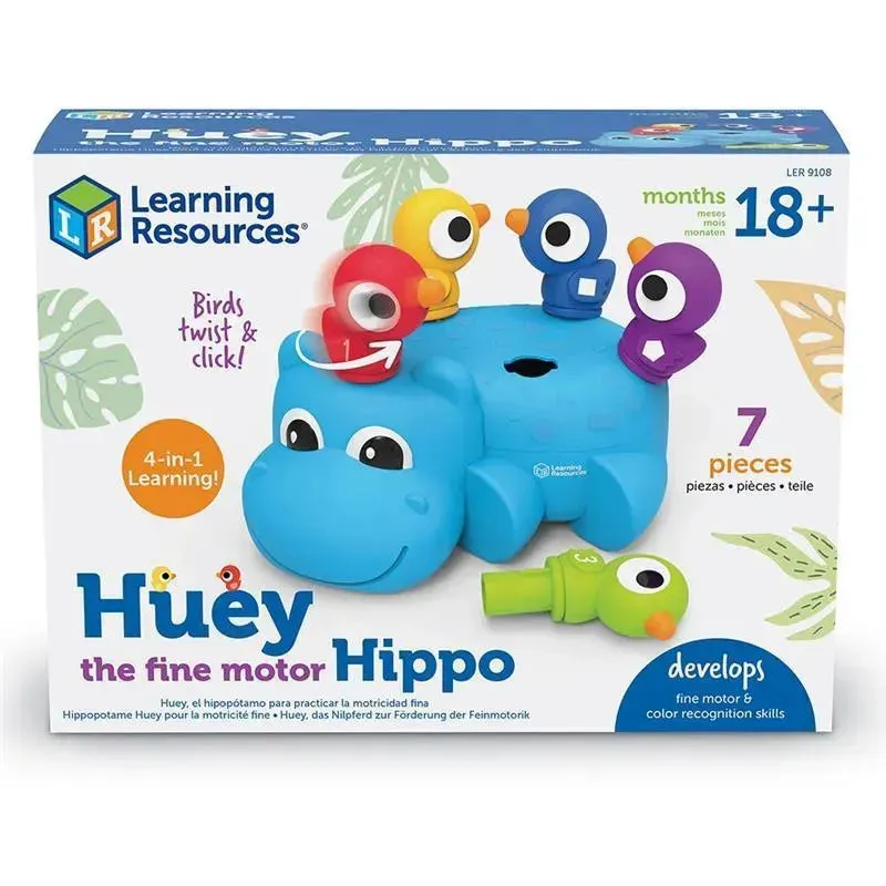 Learning Resources - Huey The Fine Motor Hippo - Image 5